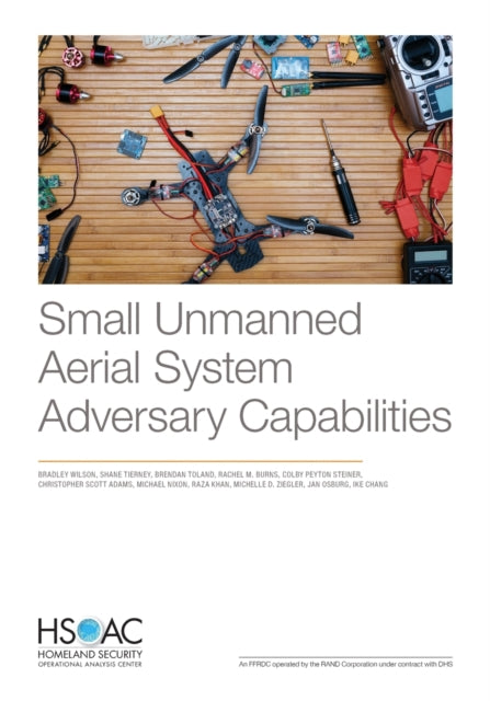 Book cover of: Small Unmanned Aerial System Adversary Capabilities. By: Bradley Wilson