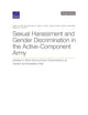 Book cover of: Sexual Harassment and Gender Discrimination in the Active-Component Army. By: Avery Calkins