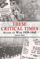 Book cover of: These Critical Times