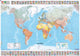 World - Michelin rolled & tubed wall map Paper