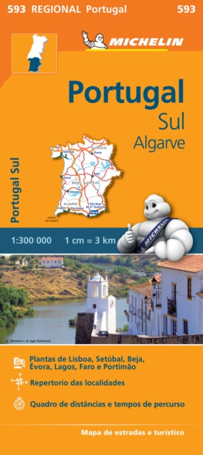 Book cover of: Portugal Sud - Algrave - Michelin Regional Map 593