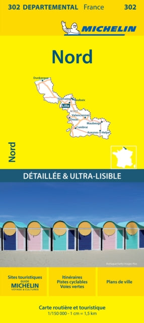 Book cover of: Nord - Michelin Local Map 302