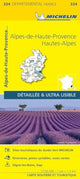 Book cover of: Alpes-de-Haute-Provence, Hautes-Alpes - Michelin Local Map 334