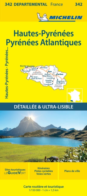 Book cover of: Hautes-Pyrenees Pyrenees-Atlantiques - Michelin Local Map 342