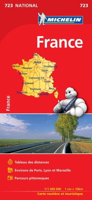 Book cover of: France (booklet format) - Michelin National Map 723