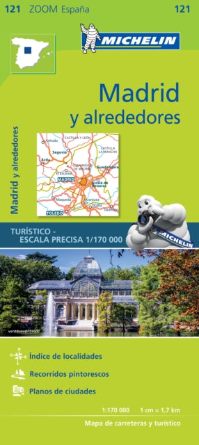 Book cover of: Madrid y alrededores - Zoom Map 121