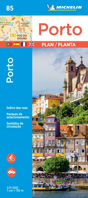Book cover of: Porto - Michelin City Plan 85. By: Michelin
