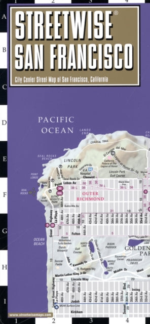 Streetwise San Francisco Map - Laminated City Center Street Map of San Francisco, California