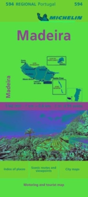 Book cover of: Madeira - Michelin Regional Map 594