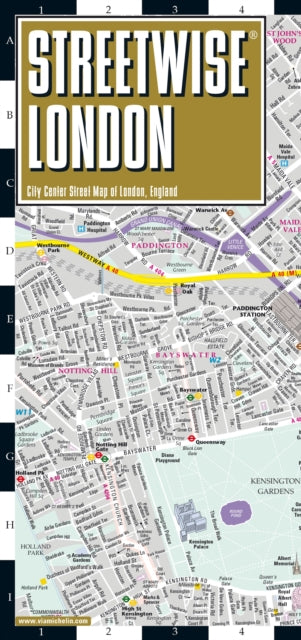 Book cover of: Streetwise London Map - Laminated City Center Street Map of London, England