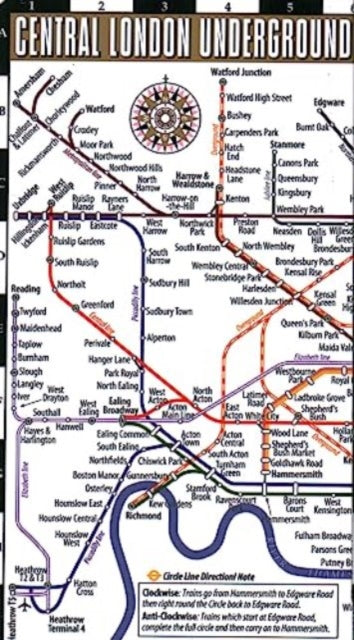 Book cover of: Streetwise London Underground Map - Laminated Map of the London Underground, England