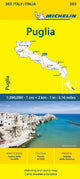 Book cover of: Puglia - Michelin Local Map 363
