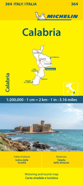 Book cover of: Calabria - Michelin Local Map 364