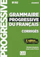 Book cover of: Grammaire progressive du francais - Niveau avance (B1/B2) - Corriges. By: Michèle Boulares