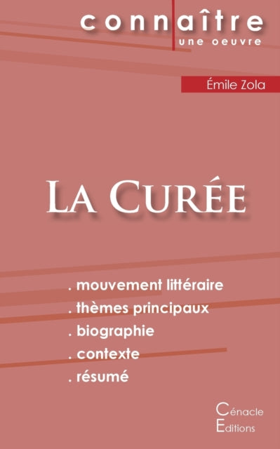 Book cover of: Fiche de lecture La Curee de Emile Zola (Analyse litteraire de reference et resume complet)