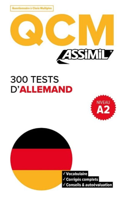 Book cover of: QCM 300 Tests D'Allemand, niveau A2