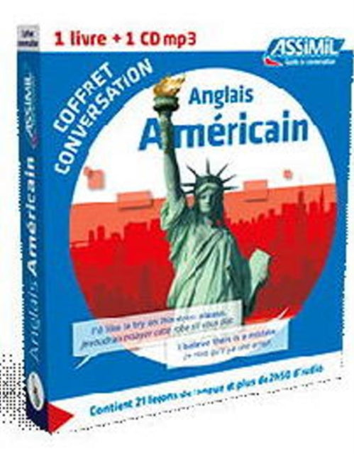 Book cover of: Coffret conversation anglais Americain (Guide+CD)