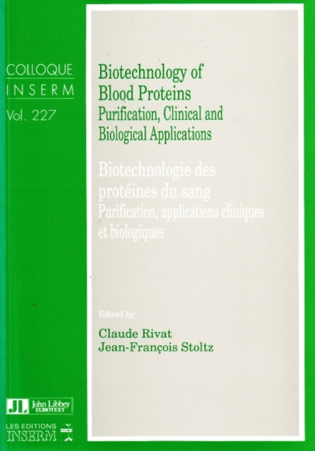 Book cover of: Biotechnology of Blood Proteins