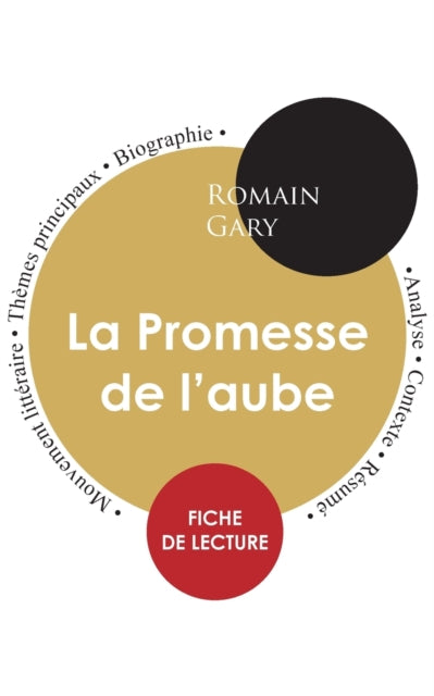 Book cover of: Fiche de lecture La Promesse de l'aube (Etude integrale)