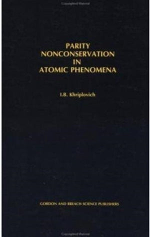 Parity Nonconservation in Atomic Phenomena