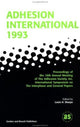 Book cover of: Adhesion International 1993. By: Louis H. Sharpe