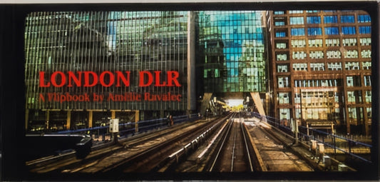 Book cover of: London DLR - Flipbook. By: Amelie Ravalec