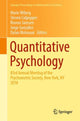 Book cover of: Quantitative Psychology. By: Marie Wiberg