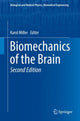 Book cover of: Biomechanics of the Brain. By: Karol Miller