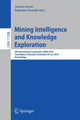 Book cover of: Mining Intelligence and Knowledge Exploration. By: Adrian Groza