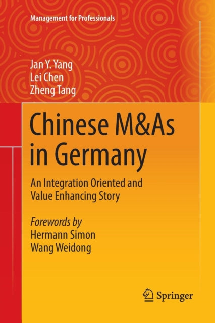 Book cover of: Chinese M&As in Germany. By: Jan Y. Yang