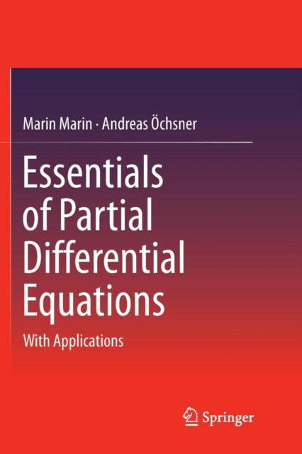 Book cover of: Essentials of Partial Differential Equations. By: Marin Marin