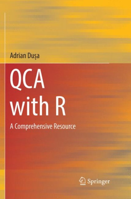 Book cover of: QCA with R. By: Adrian Duşa