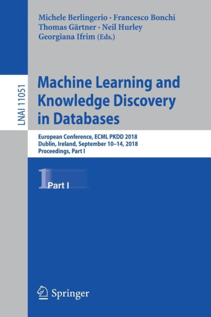 Book cover of: Machine Learning and Knowledge Discovery in Databases. By: Michele Berlingerio