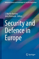 Book cover of: Security and Defence in Europe. By: J. Martín Ramírez