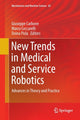 Book cover of: New Trends in Medical and Service Robotics. By: Giuseppe Carbone