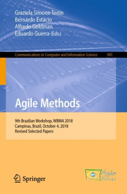 Book cover of: Agile Methods. By: Graziela Simone Tonin
