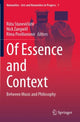 Book cover of: Of Essence and Context. By: Rūta Stanevičiūtė