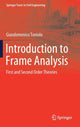 Book cover of: Introduction to Frame Analysis. By: Giandomenico Toniolo