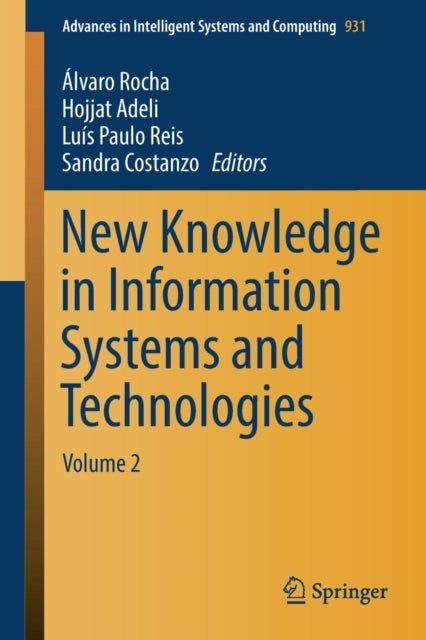 Book cover of: New Knowledge in Information Systems and Technologies. By: Álvaro Rocha