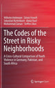 Book cover of: Codes of the Street in Risky Neighborhoods. By: Wilhelm Heitmeyer