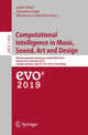 Book cover of: Computational Intelligence in Music, Sound, Art and Design. By: Anikó Ekárt