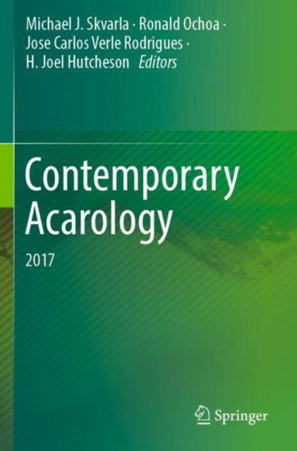 Book cover of: Contemporary Acarology. By: Michael J. Skvarla