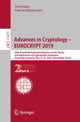 Book cover of: Advances in Cryptology – EUROCRYPT 2019. By: Yuval Ishai