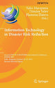 Book cover of: Information Technology in Disaster Risk Reduction. By: Yuko Murayama
