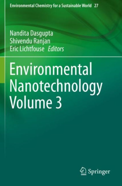 Book cover of: Environmental Nanotechnology Volume 3. By: Nandita Dasgupta
