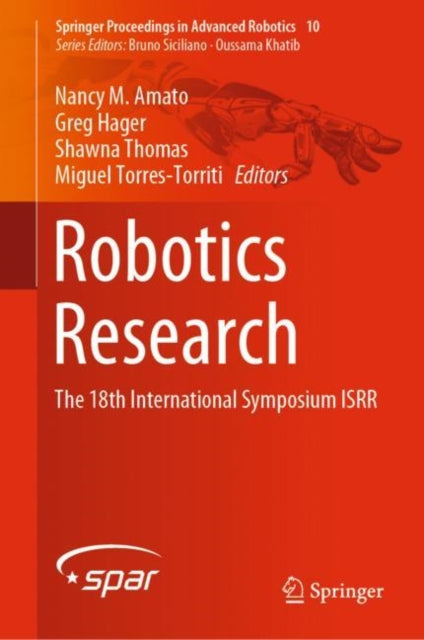 Book cover of: Robotics Research. By: Nancy M. Amato