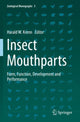 Book cover of: Insect Mouthparts. By: Harald W. Krenn
