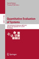 Book cover of: Quantitative Evaluation of Systems. By: David Parker