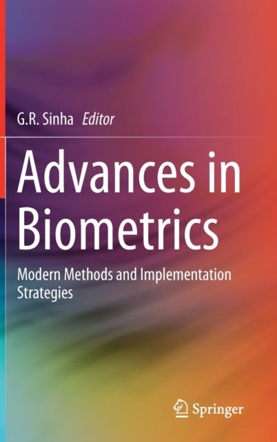 Book cover of: Advances in Biometrics. By: G.R. Sinha