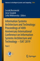 Book cover of: Information Systems Architecture and Technology: Proceedings of 40th Anniversary International Conference on Information Systems Architecture and Technology – ISAT 2019. By: Leszek Borzemski